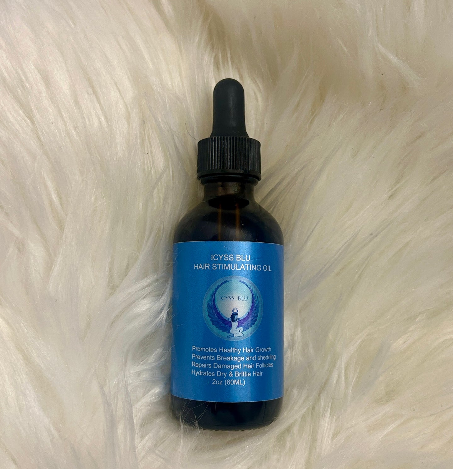 ICYSS BLU HAIR STIMULATING OIL 2oz