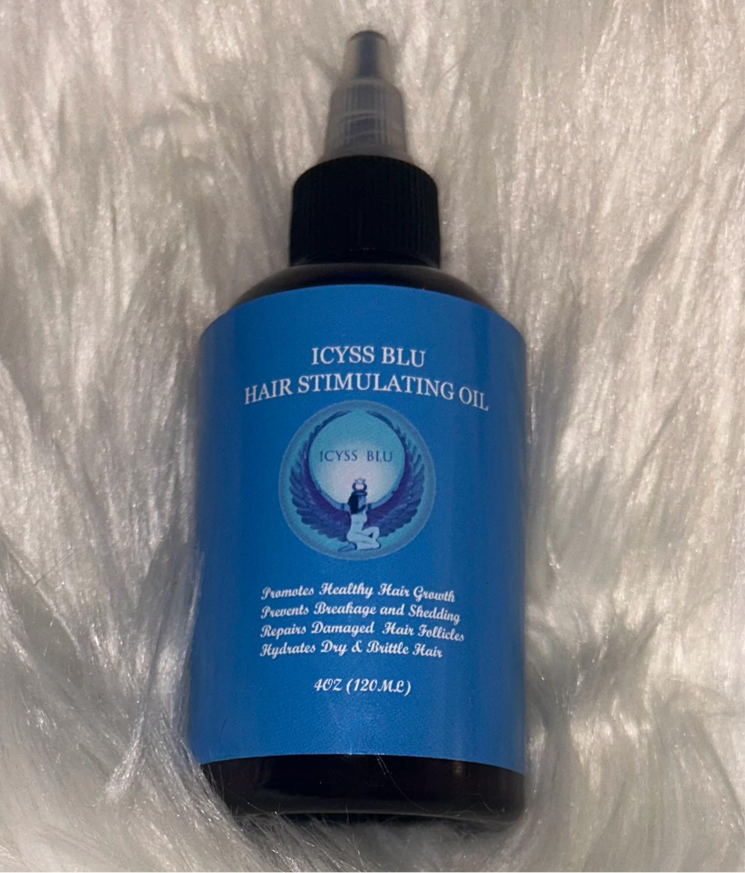 ICYSS BLU HAIR STIMULATING OIL 4oz